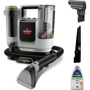 BISSELL Little Green ProHeat SmartMix, Portable Deep Cleaner, Self-Cleaning Tough Stain Tool and Specialized Pet Hair Removal Tool Included, 3935