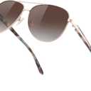 BIRCEN Polarized Aviator Sunglasses for Women : UV Protection Acetate Square Sunglass With Retro Classic Style