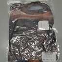 SOFIA'S CHOICE Women's Tie Dye Sheer Crop Tops Mesh Mock Neck Long Sleeve T Shirt Brown X-Large (Brown, XL)