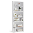 VASAGLE CUSTOS Collection - Bookshelf, 6-Tier Bookcase, Book Shelf, Open Storage Shelf, 9.4 x 23.6 x 63.3 Inches, for Living Room, Home Office, Dinning Room, Cloud White ULBC166T14