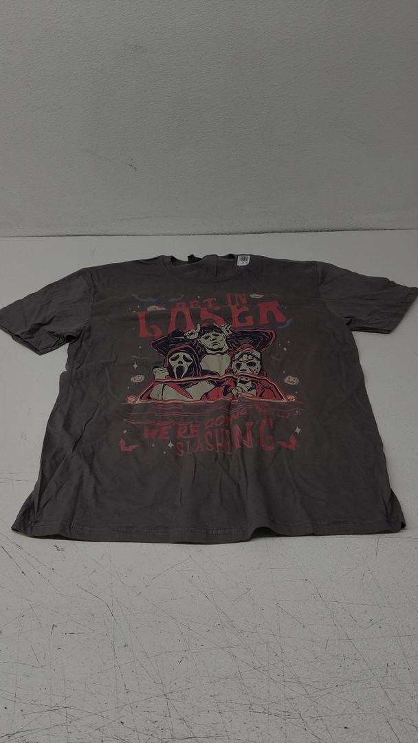 Vintage Horror Spooky Movie Lover Retro Halloween T-Shirt Large