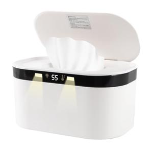 Baby Wipe Warmer, Wet Wipe Warmer 5 Modes of Temperature Heating Control Dual Heat for Baby's Comfort Large Capacity Wipes Dispenser Diaper Wipe Warmer with Night Light