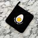 2 x My Eggs My Choice Potholder
