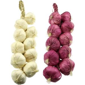 Gresorth 2pcs Artificial Onion String Fake Vegetable Home Party Christmas Harvest Decoration