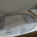 Niccy Oval LED Bathroom Vanity Mirror, 36x24inch Frameless Backlit Mirror with Light, Smart Anti-Fog Waterproof Mirror with Memory Function Dimmable Lighted Mirror