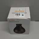 BZseed Aromatherapy Essential Oil Diffuser, 550ml Ultrasonic Fragrant Oil Large Room Humidifier, Diffusers for Home with Timer and Waterless Auto-Off, 7 Color LED Lights,Cool Mist Humidifiers (Dark Brown)