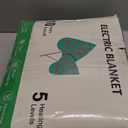 Queen Size Heated Blanket Electric Blanket 84''X90''-Ultra Soft Plush Premium Flannel, Double Controllers Heated Blanket with 5 Heat Settings & 10 Hours Auto-Off for Grandma Gifts(Lavender)