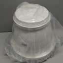 Plastic Flower Pots Planters For Indoor Plants, 4 Pack 14 Inch White Plant Pots With Drainage Hole & Tray, Modern Decorative Large Plant Pot With Saucer For Indoor Outdoor Plants Garden House Planter