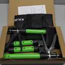 Cabinet Jack Support Pole, 13.8-23.6 Inches Steel Telescopic Quick Support Rod, Third Hand Tool Support System, Drywall Jack, Cargo Bars, 132 LB Capacity, 2-Pack