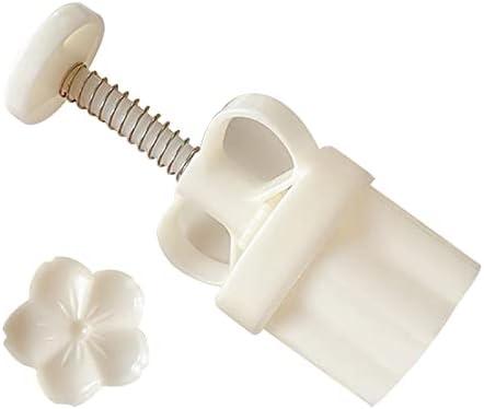 Press Molds Mid Autumn Festival Mold Flower Moon Cake With Stamps Hand Pressure Molds Mid Autumn