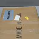 Gawicpy 2 Tier Round Side Table, Folding End Tables Coffee Table Simplistic Sofa Table Waterproof Removable Tray Table Indoor Outdoor Accent Table for Living Room Bedroom (Faux Marble White, 1pcs)