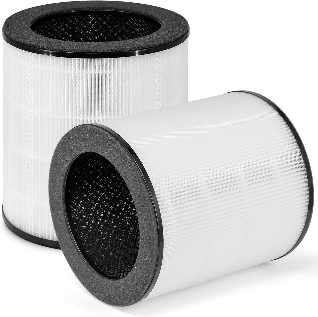 AP-T200FL Replacement Filter Compatible with HoMedics Air Purifier Filter AP-T200FL and AP-T2503 | True HEPA Activated Carbon Filter 3-in-1 | 2-Pack