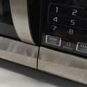 Emerson MW1338SB Countertop Microwave Oven, 6 Pre-Programmed Settings, Removable Glass Turntable, Child Safety Lock, 1.3 Cu ft, 1000W, Stainless Steel