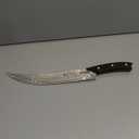 Butcher Breaking Knife for Meat Cutting, 10.5 Inch Japanese Style Curved Carving Knife with Wooden Full Tang Handle, Damascus Pattern, Razor Sharp Cimiters with Gift Box, Birthday Gift for Men