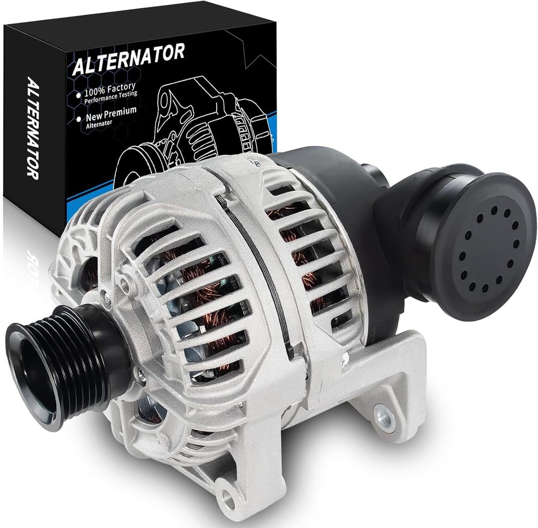 SZKAIDAG Upgraded Alternator for:-BMW 325Ci 325I 325Xi 2001-2006 2.5L, 323i 323Ci 2000 2.5L, 530i 2001-2003 3.0L, 328Ci 328i 330Ci 330i 330Xi 525i 528i X5 Z3 12V 120A 6-Groove OE#12-31-1-432-980 (NEW)