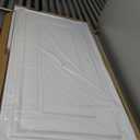 Art3d Drop Ceiling Tiles, 24x48in. White (12-Pack), Polyvinyl Chloride (PVC), Glue Down