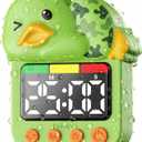 Shower Timer Waterproof Visual Timer for Kids - 99 Min Duck Shaped Digital Toddler Timer with Color Countdown Rechargeable Potty Training Shower Clock for Bathroom Toilet & Kitchen