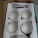 BTaT- Floral Tea Cups and Saucers Set of 8 (8 oz), Porcelain Tea Cup Sets, Assorted Colors with Gold Trim & Gift Box, Dishwasher Safe (Multicolor)