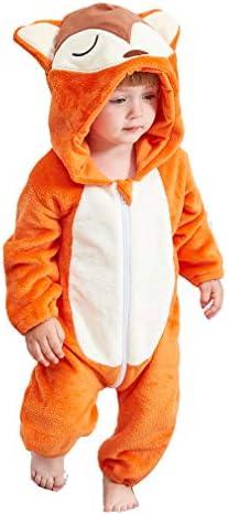 QZERPLAY Unisex Kids Baby Halloween Costumes Cartoon Outfit Hooded Homewear Size 80/66