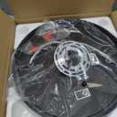 Black Flush Mount Ceiling Light Fixtures, 2-Light Ceiling Mount for Farmhouse with Seeded Glass Lampshade, Industrial Flush Mount Light Fixture Farmhouse for Hallway, Kitchen, Entryway and Foyer