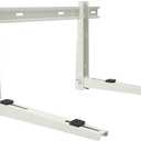 Outdoor Wall Mounting Bracket with Cross Bar. Mini Split Bracket for Ductless Air Conditioners and Heat Pumps Systems ,Universal,9000-36000 BTU