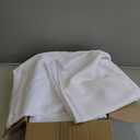 Rectangle Tablecloths 90x132 Inch 6 Pack White Tablecloth Washable Decorative Linen Polyester Table Cloths for Dining Table Banquets Buffet Parties and Wedding
