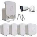 PRO-100 Universal CCTV Camera Junction Box, Easy Maintenance with Sliding Service Cover | (4 Pack)