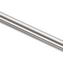 PATIKIL Conveyor Roller 1.5" Diameter 24" Length, Stainless Steel Gravity Transmission Replacement Part Galvanized End, Silver