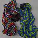Feeko Heavy Duty Dog Rope Toys for Large Breed Aggressive Chewers, 2 Pack Indestructible Teeth Cleaning Tug of War Toy
