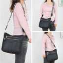 Valleycomfy Crossbody Bags for Women, Lightweight Crossbody Purses Soft Leather Shoulder Handbags