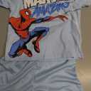 Marvel Spider-Man Boys Short Sleeve T-Shirt and Mesh Short Set for Toddler and Big Kids (Blue, M)