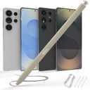 Galaxy S25 Ultra Pen,Replacement for Samsung Galaxy S25 Ultra Stylus Pen4096 Pressure Level Easy Writing.WITHOUTBluetooth (Gold)