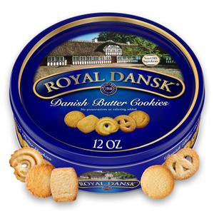 Royal Dansk Danish Cookie Selection, No Preservatives or Coloring Added, 12 Oz. (Pack of 1) (EXP 01/20/27)