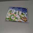 Round Fitted Tablecloth with Elastic Round Outdoor Tablecloths Christmas Fitted Table Covers for Tables Waterproof Reusable Vinyl Table Cloth for Indoor and Outdoor 40" (Round)