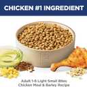 Hill's Science Diet Adult 1-6 Light Small Bites Dry Dog Food, Chicken Meal & Barley, 15 lb. Bag (EXP 02/26/28)