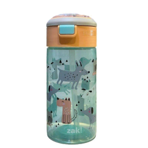 Zak Designs Dogs Hydration 18-ounce Plastic Water Bottle
