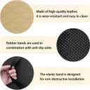 Car Center Console Cover, PU Leather Waterproof Vehicle Armrest Seat Box Cover Cushion Pad, Non Slip Soft Automotive Middle Console Protector, Universal for SUV RV Truck (Beige)