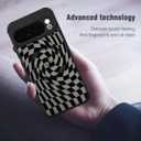 MOWIME Magnetic for Google Pixel 10 Pro XL Case, [Compatible with MagSafe] Cute Checkered Pattern for Women Girls Shockproof Translucent Matte Protective Case for Pixel 10 Pro XL 6.8 Inch, 2025