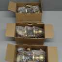 Goldenwarm 3 Pack Brushed Gold Passage Door Knobs, Closet Door Knobs Gold Interior for Closet & Hallway