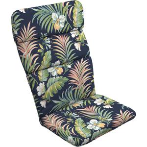 Arden Outdoor Adirondack or Rocking Chair Cushion, 20 x 17, Rain-Proof, Fade Resistant 17 x 20, Simone Blue Tropical