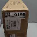 Ladder Shelf 4 Tiers Metal Industrial Bookshelf,White Marble Wood Tall Open Storage Rack and Display Shelves,Wall Mount Wide Book Case for Home Office Bedroom,Small (1 PC 15.7IN)