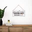 Funny Wood Decor, Affirmation Sign, You Can't Make Everyone Happy You're Not A Taco Sign, Decorative Hanging Wall Plaque Wood Sign, Office Wall Decor, Positive Home Decor, Farmhouse Wood Sign