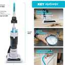 Simplicity Vacuums Pets Pro, Hard Floor and Carpet Vacuum Cleaners for Home Pet Hair, Upright, Bagless Lightweight, Powerful Suction in Homes with Dogs Plus Upholstery, Dust and Crevice Tools, SVPET