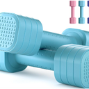 Zempox Adjustable Dumbbell Set of 2, 4 in 1 Free Weights Dumbbells Set for Women, Hand Weights for Women at Home, Each 2lb 3lb 4lb 5lb with TPU Soft Rubber Handle for Home Gym Exercise Training