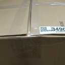 FURWOO Black PU Leather Swivel Salon Chair Mini Barber Shop Stool with Backrest for Manicure, Tattoo, and Office Use