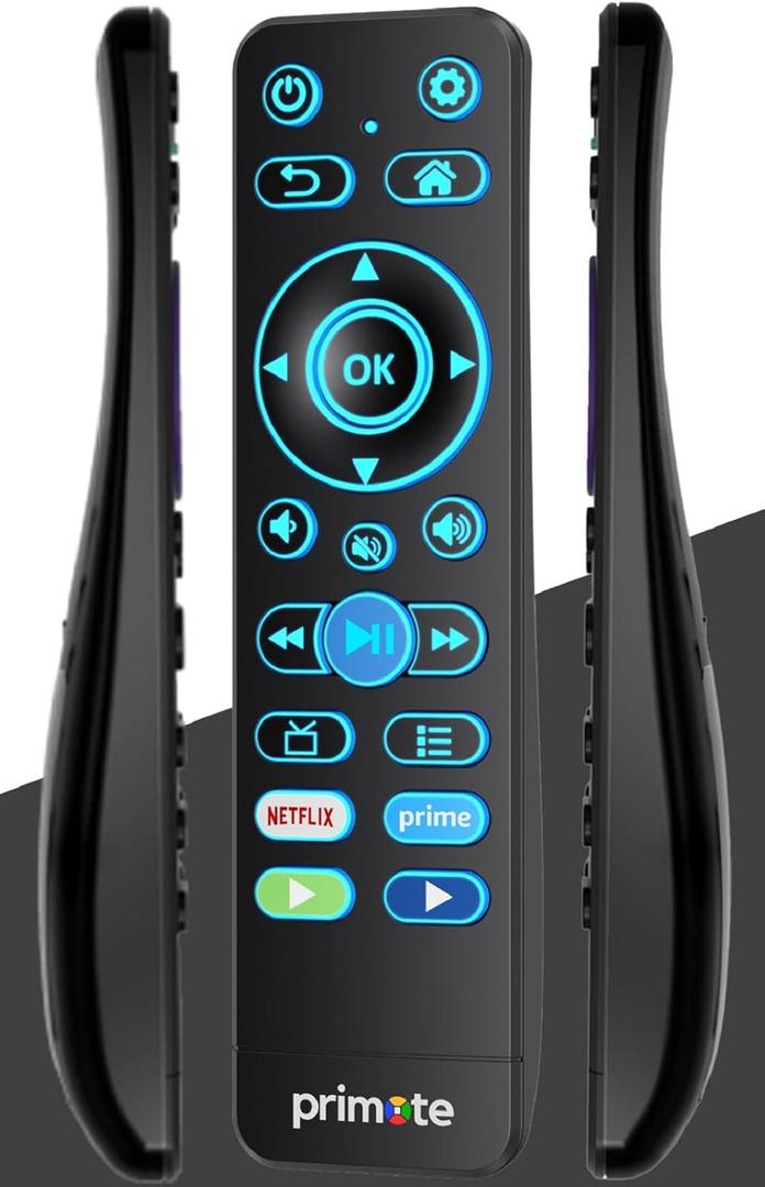 Remote w/Backlit for Fire& Roku Smart-TVs, Including Insignia-Toshiba-TCL-Hisense-ONN-Sharp-Pioneer-Element-Westinghouse Fire/Roku TV (Not for Stick or Box (1-Pack)