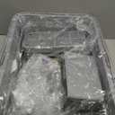 URPOWER Stainless Steel Cat Litter Box with Lid Extra Large Enclosed Litter Box for Cats Non-Sticky Metal Pan with High Sided Enclosure & Scoop, Front & Top Entry, Anti-Leakage, Easy Cleaning (Gray)