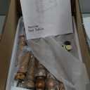 Side Table, Small End Table with Storage Shelf, 3-Tier Small Coffee Tables for Living Room Bedroom Narrow Spaces(Rustic Brown)