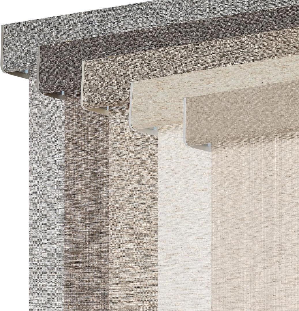 Persilux Light Filtering Roller Shades for Window Blinds,Cordless,Linen Fabric,Thermal Insulated Fabric UV Protection Shades for Home,Office,Bedroom,Door,Light Filtering-Beige,30" W X 72" H