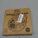 Snack Spinner for Toddlers with Lid, Small 5-Compartment Durable, Portable, Leak-Proof  Easy to Open, BPA-Free, Dishwasher Safe  Perfect for Travel, Daycare, Lunchboxes, and On-The-Go Snacks (Pink)